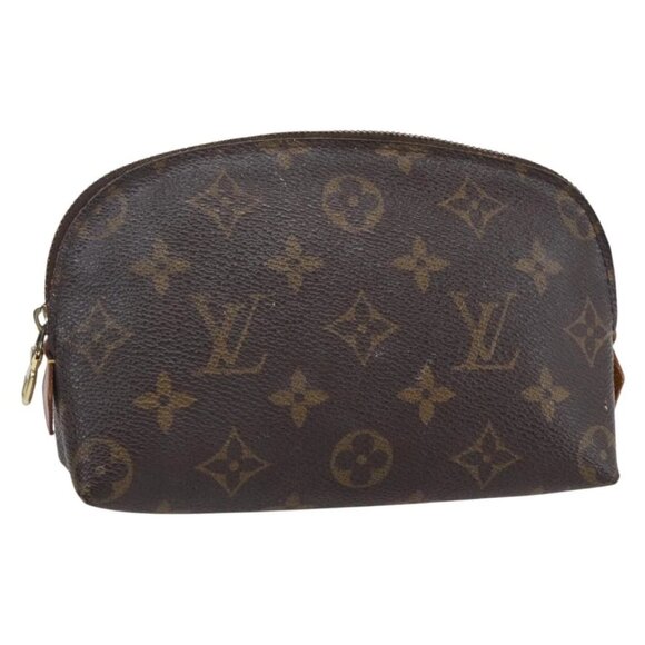LOUIS VUITTON Monogram Pochette Cosmetic PM Pouch M43998 LV Auth 148778 - Picture 1 of 16
